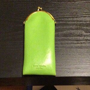 Kate Spade Green Leather Clutch
